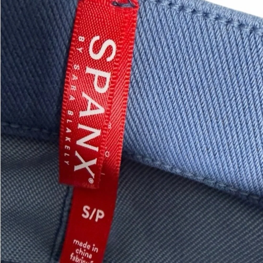 SPANX Blue Jean Colour Leggings - Size Small - Picture 6 of 7